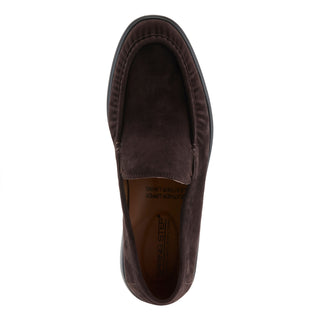 Men's Clarent Slip-On Shoe - Dark Brown Suede