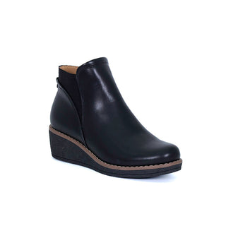 Women's Nyssa Wedge Bootie - Black
