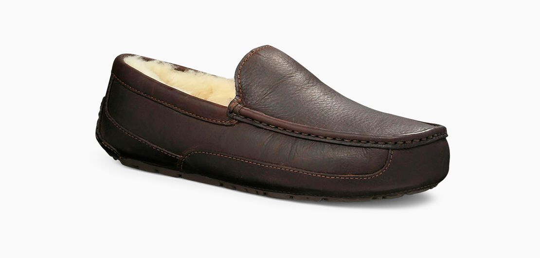 Men's Ascot Slipper Leather-8