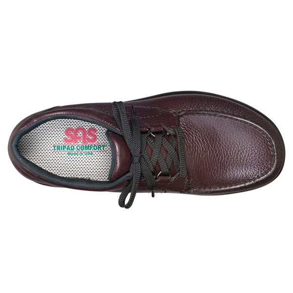 sas mens diabetic wide shoe bout time cordovan