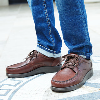 sas mens diabetic wide shoe bout time brown