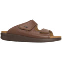 sas womens slide-on sandal cozy brown