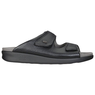 sas womens slide-on sandal cozy black