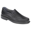 sas mens slip on dress shoe diplomat black