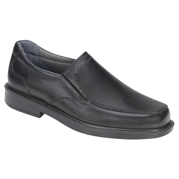 sas mens slip on dress shoe diplomat black