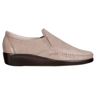sas womens wide leather slip on wedge dream mushroom snake