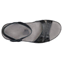 sas womens soft footbed sandal duo black