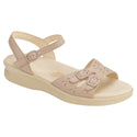 sas womens soft footbed sandal duo beige