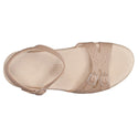 sas womens soft footbed sandal duo beige