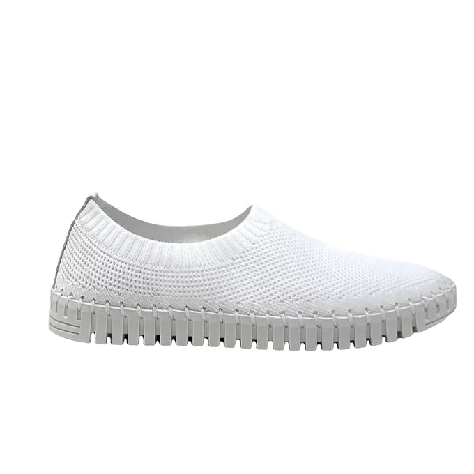 Buy white Eric Michael - Lucy Slip-On Stretchable Flats