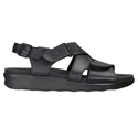 sas womens comfort sandal huggy black