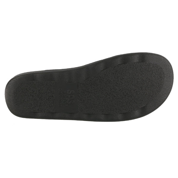 sas womens comfort sandal huggy black
