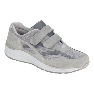 sas mens velcro sneaker jv mesh gray