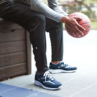 sas mens sneaker journey mesh blue