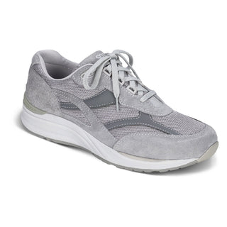 sas mens triple wide sneaker journey mesh gray