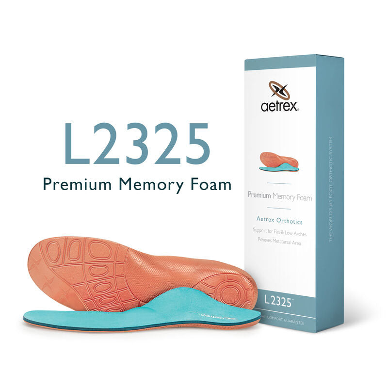 Men's Premium Memory Foam Posted Orthotics W/ Metatarsal Support-1