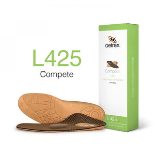 Men's Compete Posted Orthotics W/ Metatarsal Support