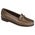 sas womens slip on loafer metro bronze