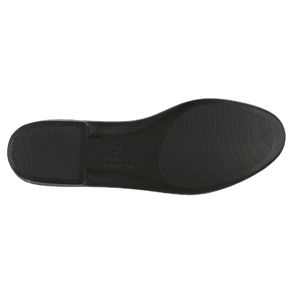 sas womens slip on loafer metro black smooth