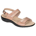 sas womens two tone leather sandal nudu dawn