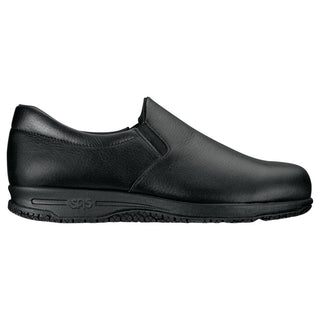 sas womens slip resistant slip on shoe patriot black