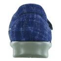 sas womens comfort velcro moccasin roamer blue jay