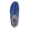 sas womens comfort velcro moccasin roamer blue jay