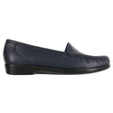 sas womens slip on moccasin loafer simplify navy