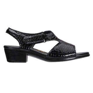 sas womens comfort dress sandal suntimer black croc
