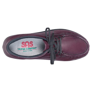 sas womens wide comfort moccasin take time antique wine