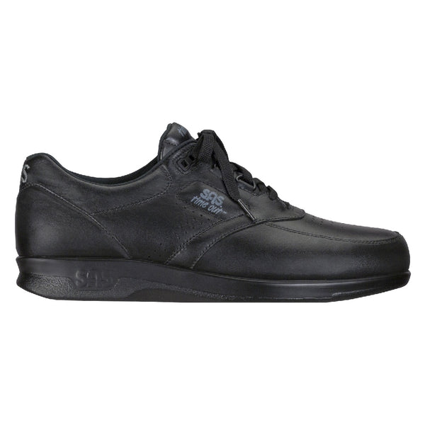 sas mens diabetic walking shoe time out black