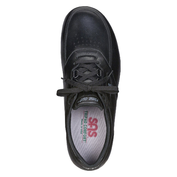 sas mens diabetic walking shoe time out black