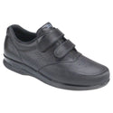 sas mens triple wide velcro diabetic walking shoe vto black