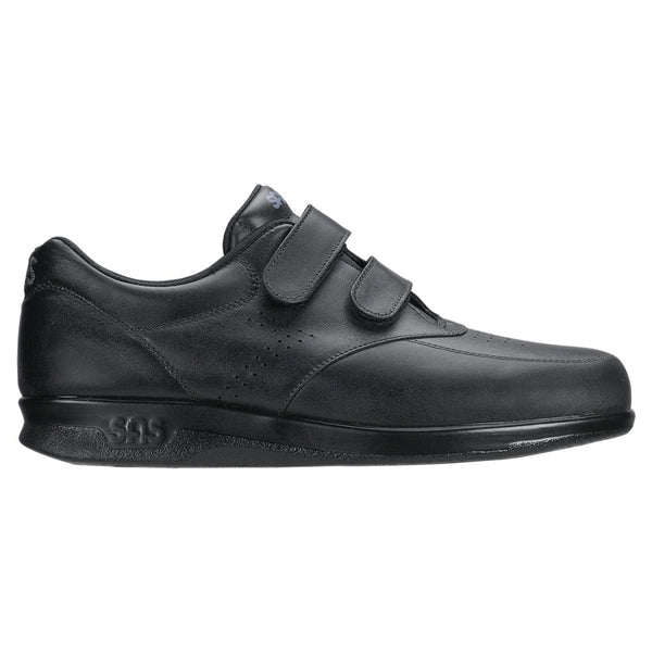 sas mens triple wide velcro diabetic walking shoe vto black