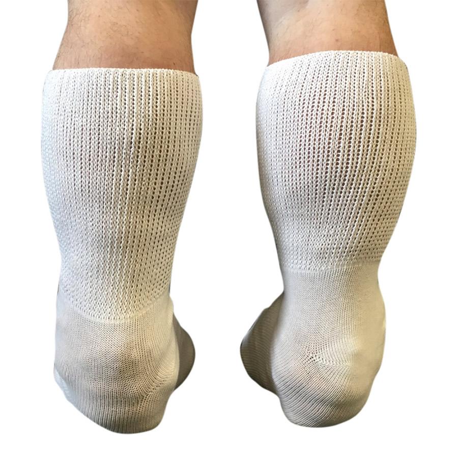 Ankle Socks Pairs Extra Wide Bariatric Socks With Non-Skid Grips